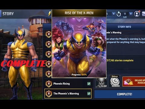 Completing X-Men Epic Quest and Luckiest ISO-8 Roll
