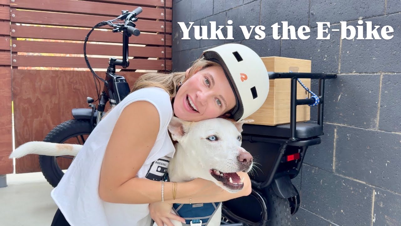 Can Yuki out run the E-bike on our adventure?