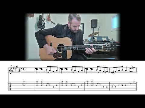 Cripple Creek - Bluegrass Flatpicking Guitar Lesson (Sheet Music + TAB)