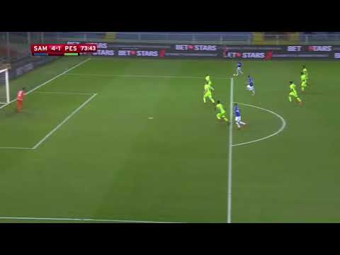 Dawid Kownacki Goal HD - Sampdoria 4-1 Pescara 28.11.2017