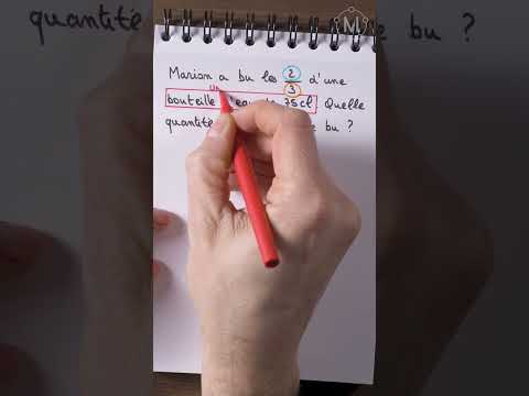 Comment résoudre un problème de FRACTION