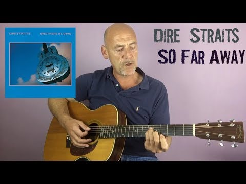 Dire Straits - So far away - Guitar lesson by Joe Murphy