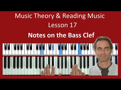 All bass clef notes - Piano Theory Exercises