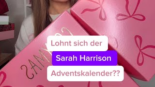 Sarah Harrison Adventskalender 2025 Unboxing Video