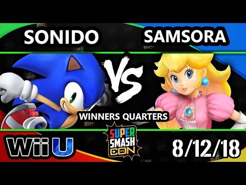 SSC 2018 Smash 4 - Typo | Sonido (Sonic) Vs. Samsora (Peach) Wii U Winners Quarters