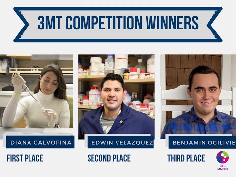 Three Minute Thesis Competition Winners 2021