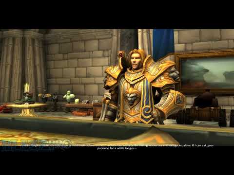 Tyrande and Anduin Custcene, WoW 8.1 PTR