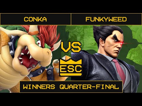 ESC 32 Smash Ultimate Winners Quarter-Final - Conka (Bowser) Vs. Funkyweed (Kazuya)