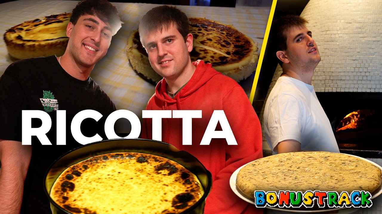 La MEJOR tarta de QUESO con nuestra PROPIA RICOTTA