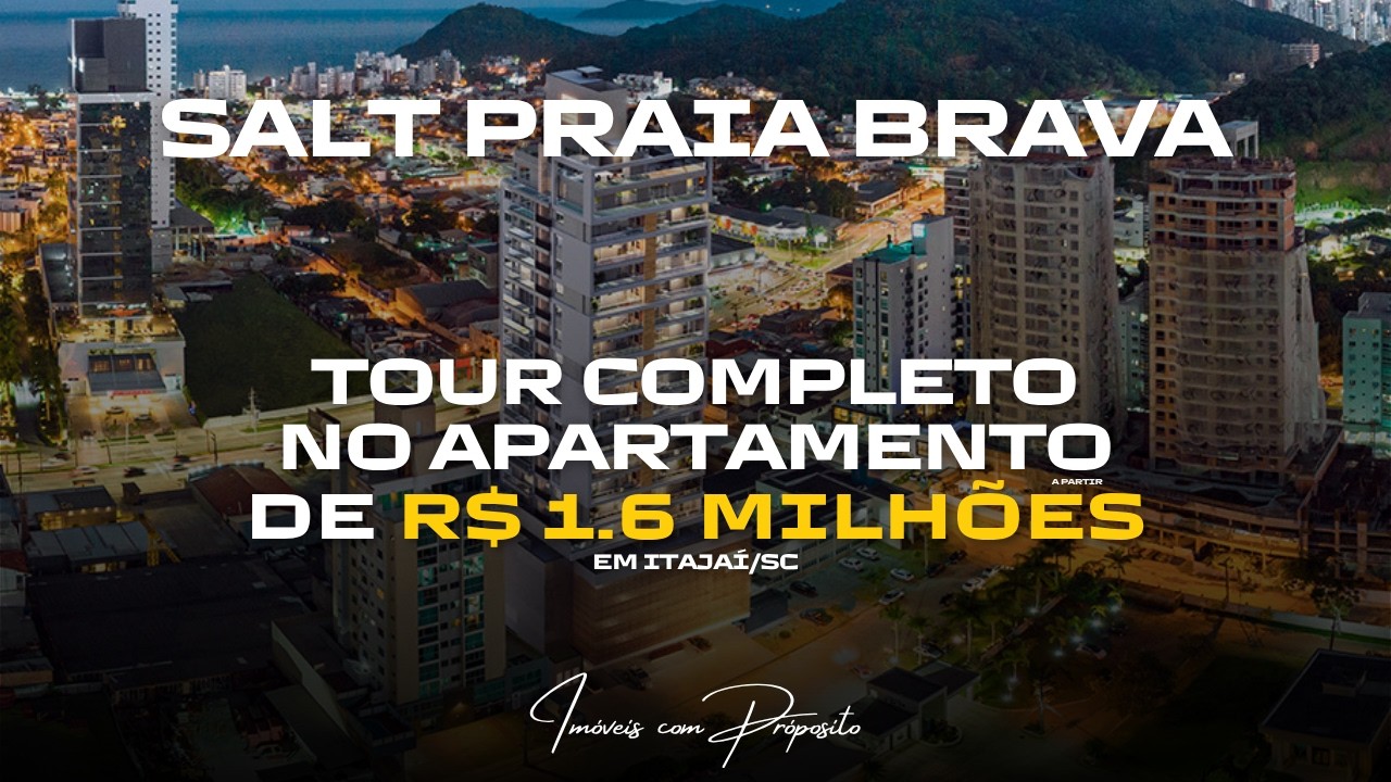 Tour completo em um apartamento de R$ 1,6 milhões