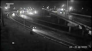 Traffic cam: Northbound I-5 in Portland closed at SW Haines Street due to fatal crash