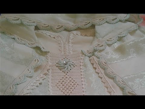 بداية الكوزة بالكروشي نصف الطوق على التوب ✂️للمبتدئات
