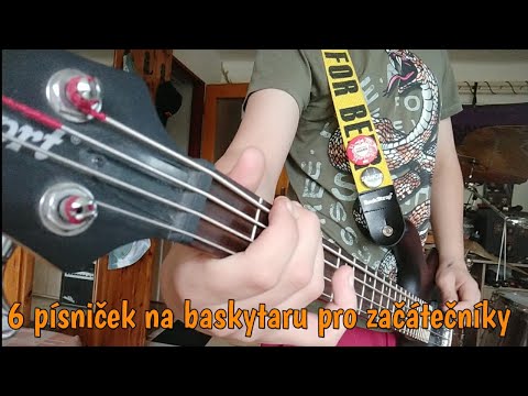 6 písniček na baskytaru pro začátečníky