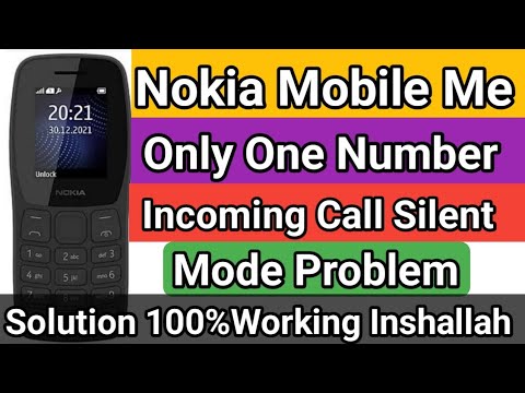How To Remove Silent Mode In Nokia Keypad Phone || Nokia Keypad Mobile Ka Silent Problem Solution
