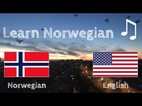 Learn before Sleeping - Norwegian (native speaker)  - with music