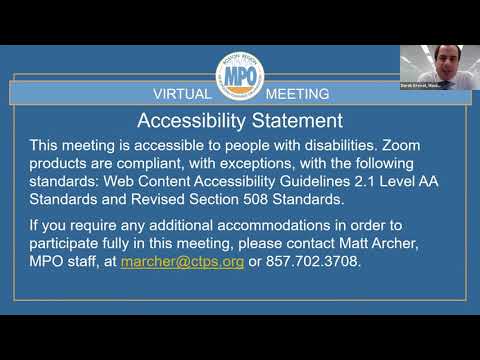 Unified Planning Work Program Committee Meeting: October 21, 2021