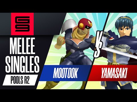 Mootook (Captain Falcon) vs Yamasaki (Marth) - Melee Singles Pools Winners QF  - Genesis 9