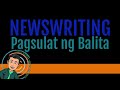 Sir Antu News Writing Serye I Episode 4 I Structure of the News (Kayarian ng Balita)