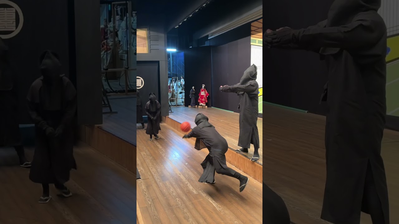 淡路人形座、バスケ部始めました。メンバーは全員、黒子です。#黒子のバスケ #エイプリルフール