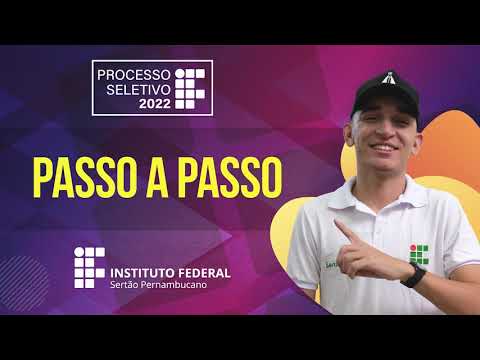 Tutorial Passo a passo para realização da inscrição on-line no Processo Seletivo 2022