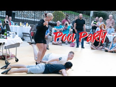 Summer Hummer 18 - Pool Party - Tatiana, Jordan & Kyle