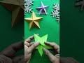 Paper 3D Stars ⭐⭐ | Easy Paper Star | How to make stars out of paper for kids # #christmas