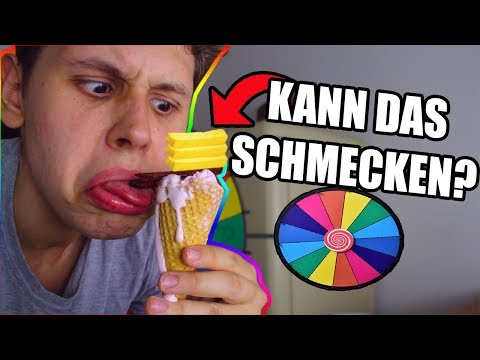 WHAT'S ON MY ICE CREAM?😫🍦 - WHEEL OF FORTUNE CHALLENGE (French fries ice cream?)