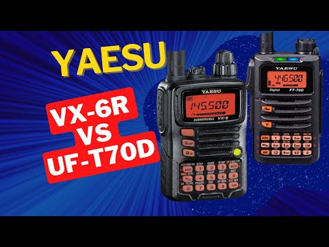 Yaesu VX-6R  vs Yaesu FT-70d  Mobile Radio For All Your Communication Ham Radios For Newbies