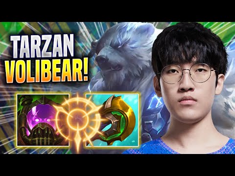TARZAN IS READY TO PLAY VOLIBEAR! - LNG Tarzan Plays Volibear JUNGLE vs Graves! | Preseason 2023