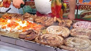 NYC Sausage and Peppers - Lucy&#39;s - San Gennaro Street Feast Experience - New York City