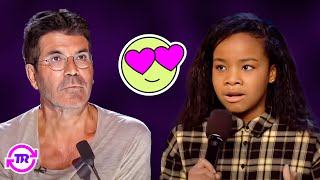 WOW! She&#39;s Just 12 Years Old But... Watch What Simon Does After She Opens Her Mouth!