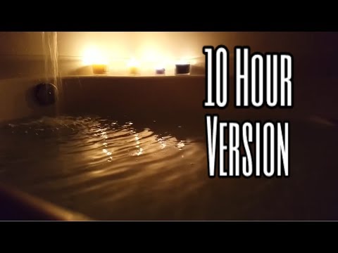 ASMR | Running A Relaxing Bath - 10 Hour Version - No Talking
