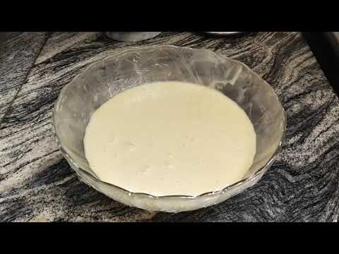 Making yummy cake without oven and beater | How to make sponge cake | Plain cake