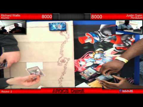 ARGCS Detroit 2016 Yugioh Round 2 Richard Watte (Kozmo) vs Justin Gunn (Dracopals)