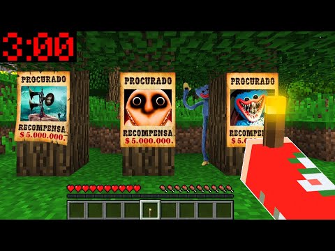 ENCONTREI TODOS ÁS 3:00 DA MADRUGADA NO MINECRAFT | Amandinha