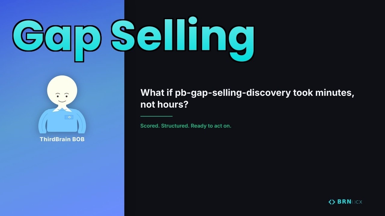 Gap Selling Discovery