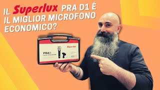 Video thumbnail for Superlux PRA D1: miglior microfono economico? [VS Behringer Xm8500 e Sl75c] by Alessandro Mazzù