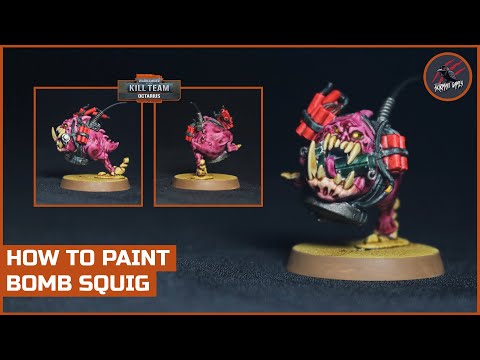 HOW TO PAINT BOMB SQUIG - Easy Contrast Techniques - Kill Team Octarius Warhammer 40k Ork Kommandos