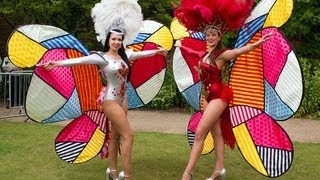 Big Drum Day Astley Park Walled Gardens Chorley Lancashire 4th August 2013 Grupo SambAfriq