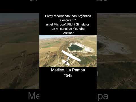 Comenten por donde quieren que pase 🇦🇷 #metileo #lapampa #argentina #microsoftflightsimulator