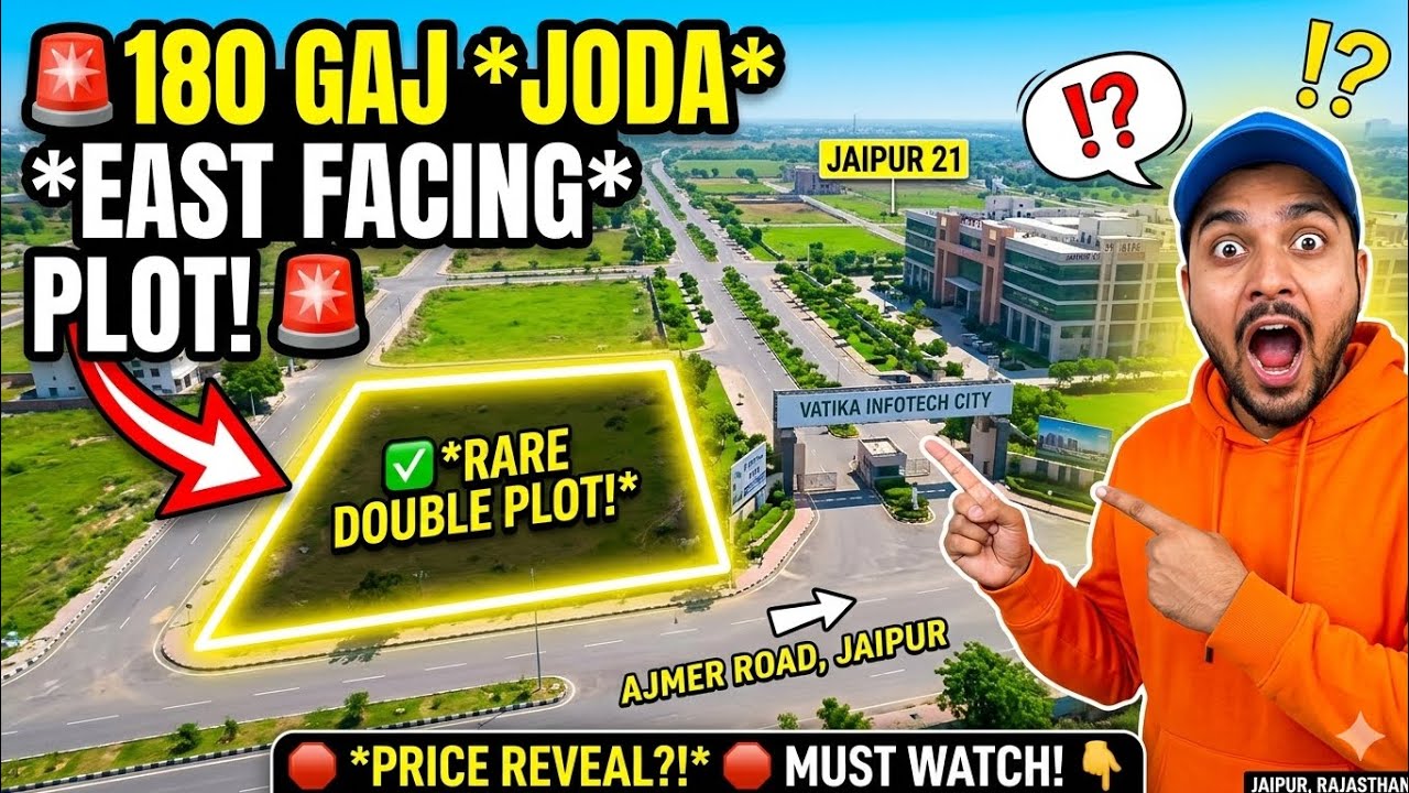 180 gaj Joda East Facing Plot Near Jaipur 21 Vatika Infotech City ajmer road Jaipur