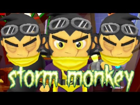 Bloons Super Monkey 2: New Super Monkey - Storm Monkey Gameplay!