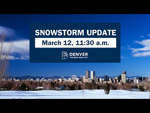 Snowstorm Updates and Tips for Denver Residents