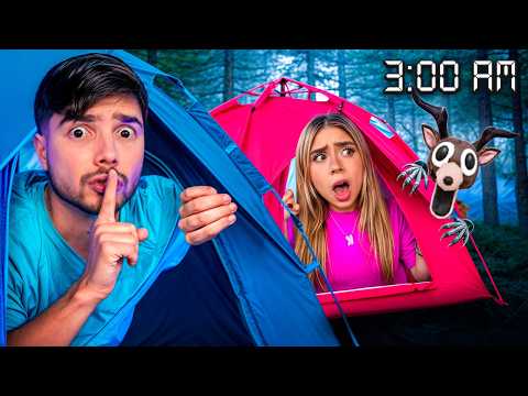 CAMPING IN ONE COLOR AT 3 AM!!