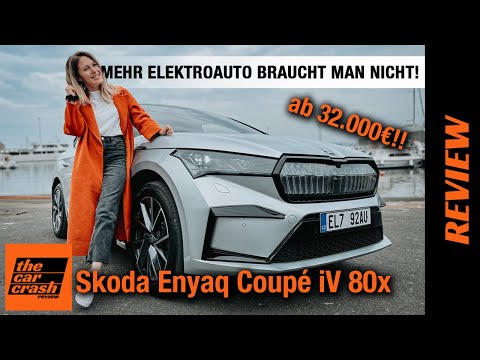 Skoda Enyaq Coupé im Test (2022) Mehr Elektroauto braucht man nicht! Fahrbericht | Review | iV 80x
