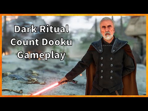 Dark Ritual Count Dooku Gameplay Star Wars Battlefront 2