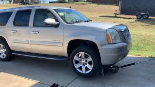 2007-2013 GMC Yukon Denali. Replacing front wheel bearing and CV axle.