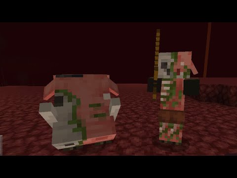 Zoglin Vs. Zombified Piglin in Minecraft PE