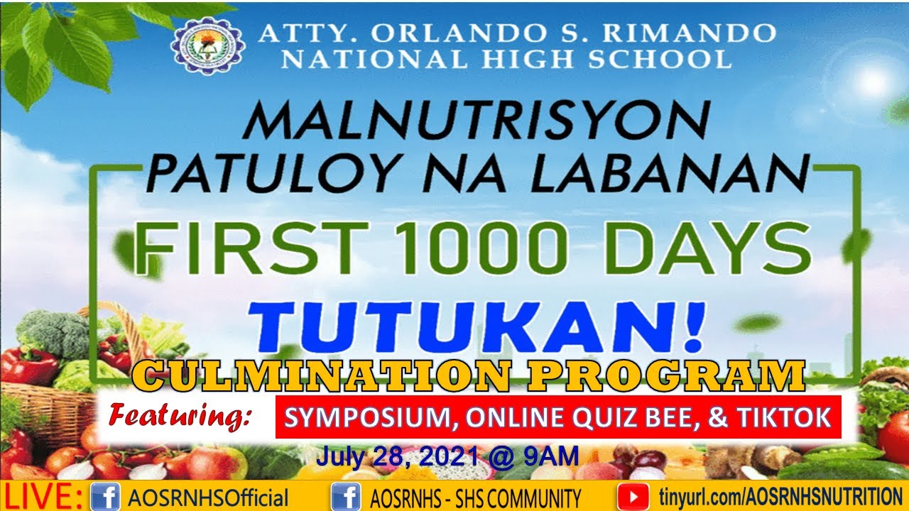 NUTRITION MONTH CULMINATION PROGRAM