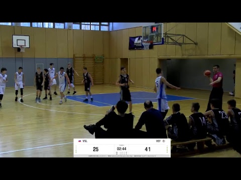 BBBL boys U14 Vasileostrovskaya 2005 vs A.Kraukla VEF 2005